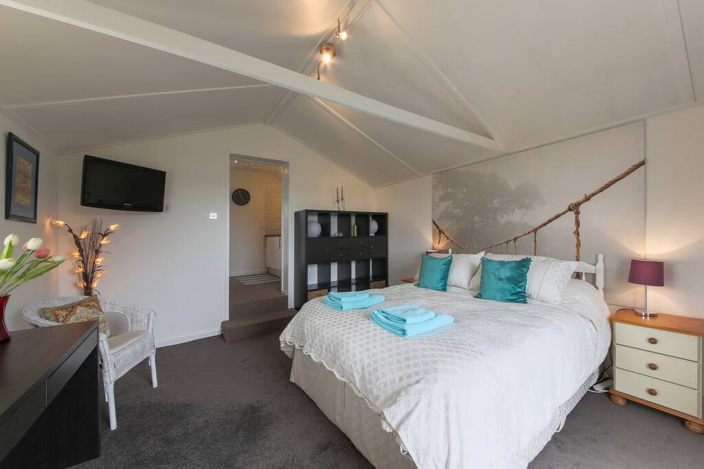 Step through to the kitchenette and dining area
