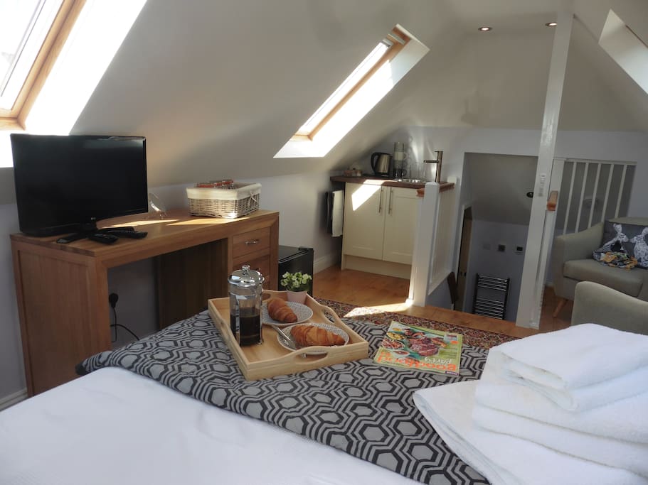 View from the bed