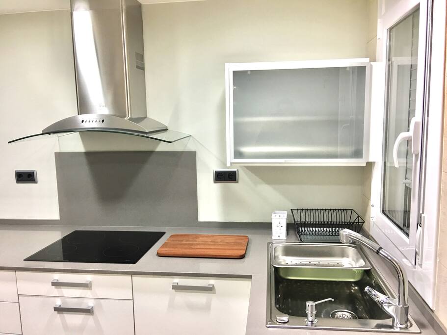Fully equipped kitchen
