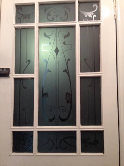 Art Nouveau entrance door