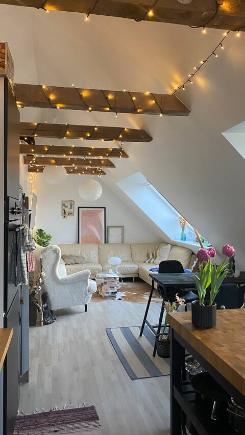 Lovely loft apartment, with walking distance to beach