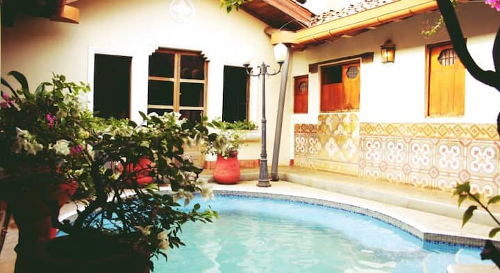 Private room & swimming pool at NGO