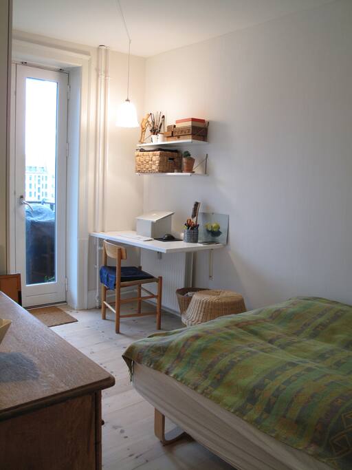 Bedroom with access to large balcony