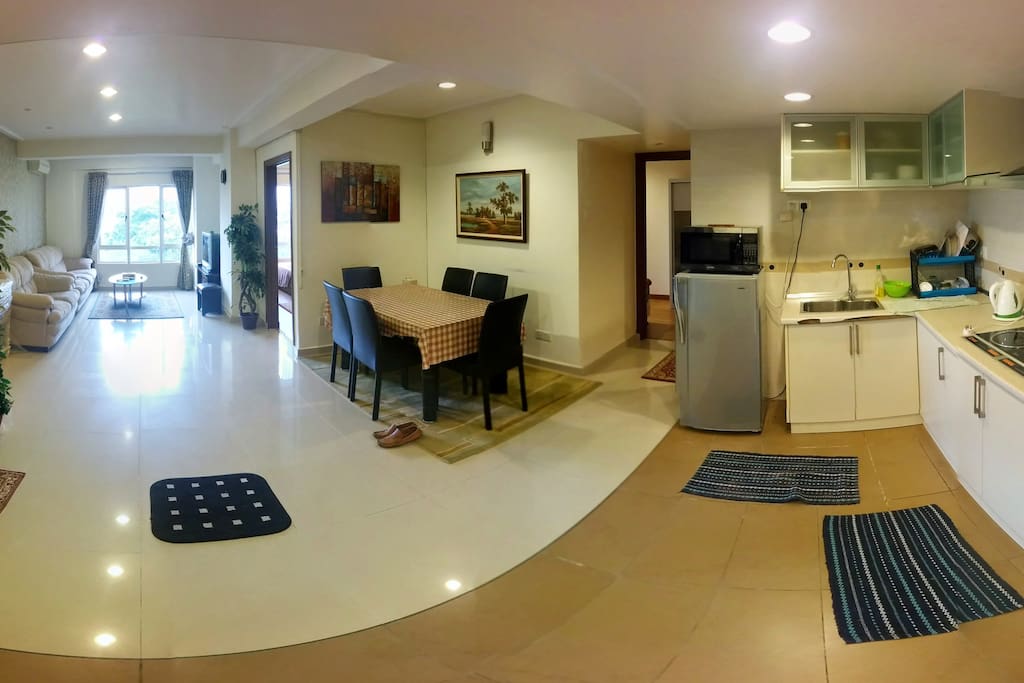 Panoramic view from entrance