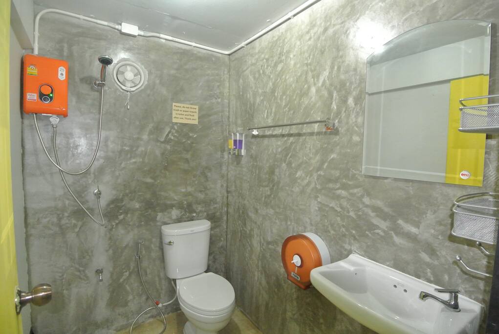 Clean toilet
