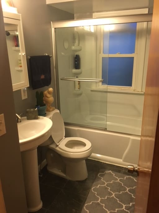 Bathroom guest will be using.