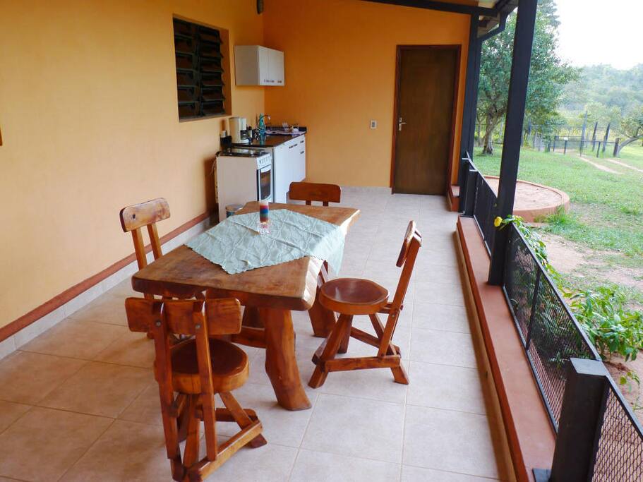 Terrasse mit Außenküche