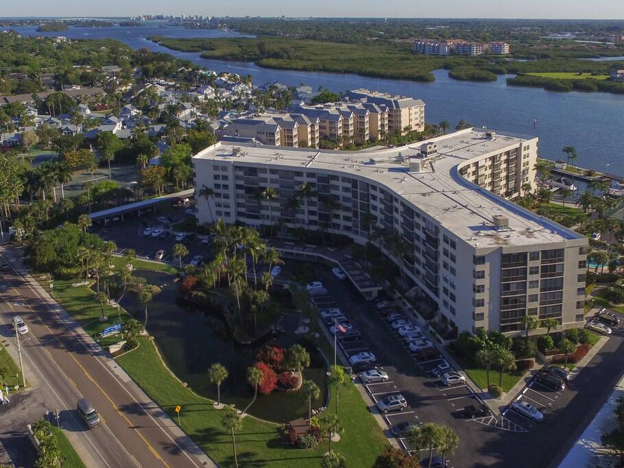 Arial building shot