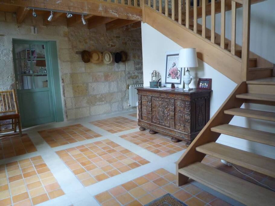 Entrée côté jardin