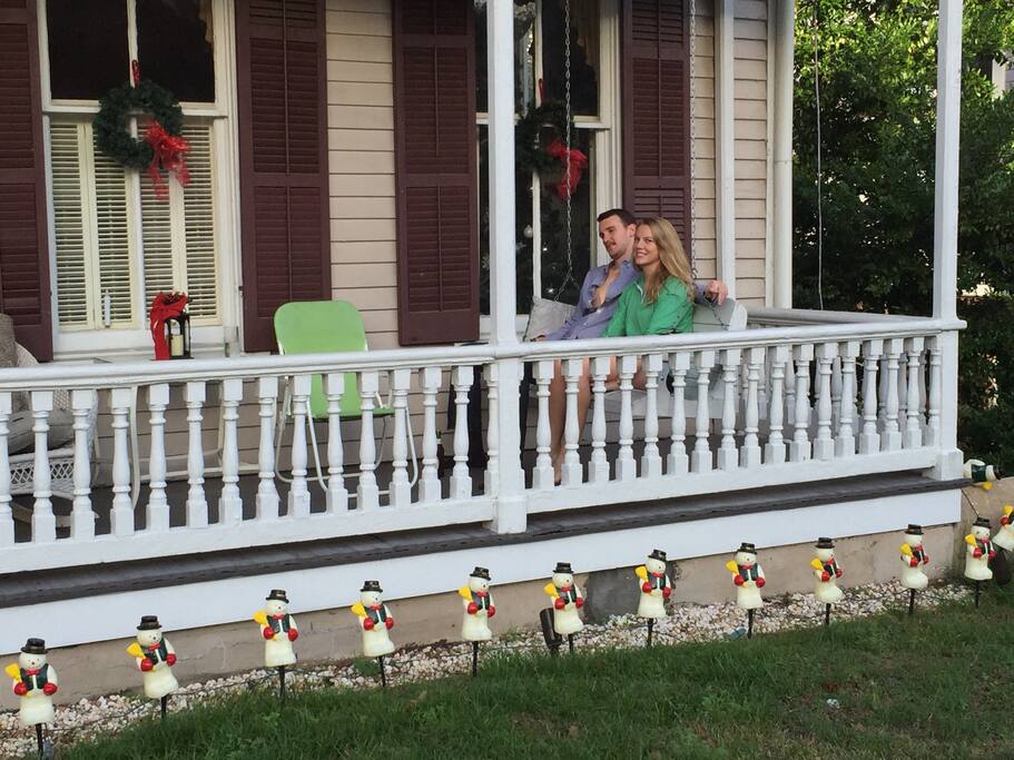 Nothing better than a porch swing!
