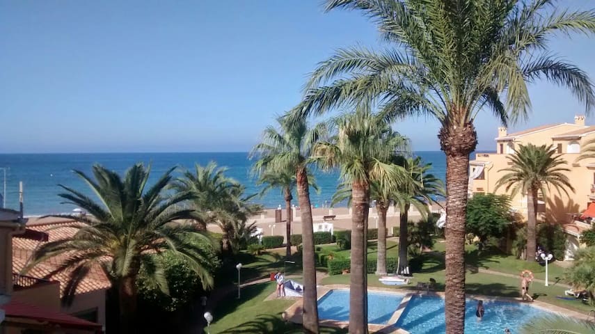 First line beach apartment. FREE WIFI.