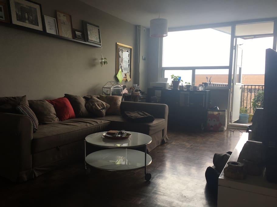Living room + small office space