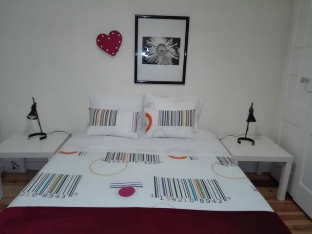 In front of Pasteis de Belém, 20min from the beach