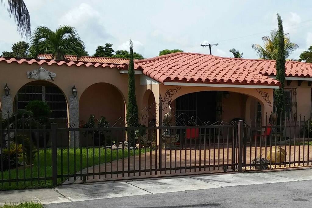 Front of the house