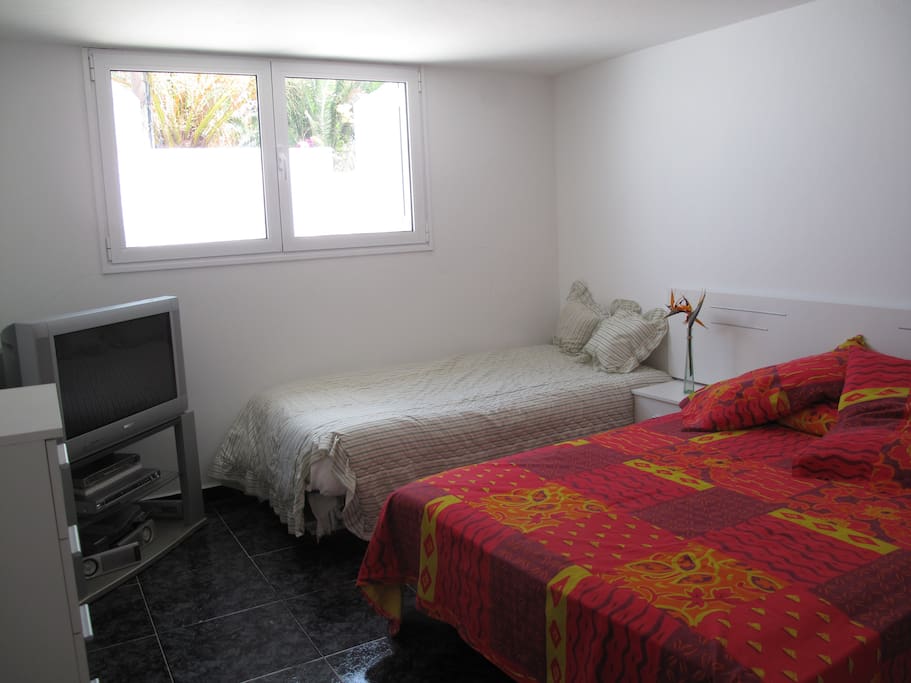 Triple bedroom with A/C