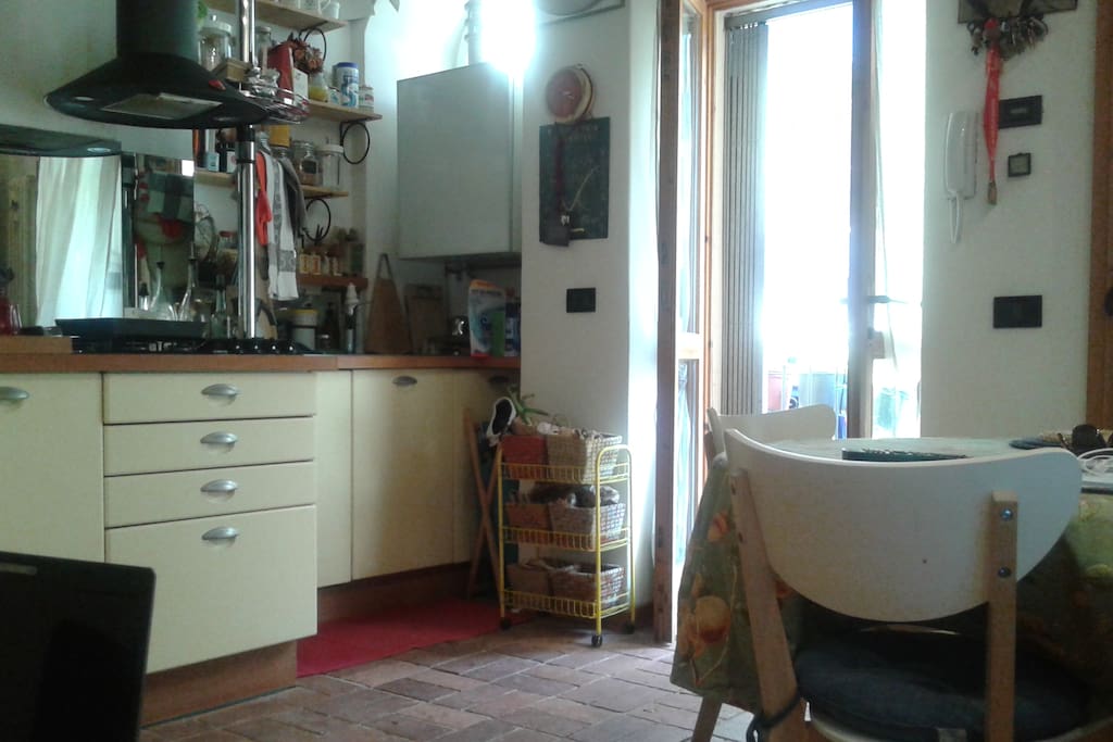 sala con cucina