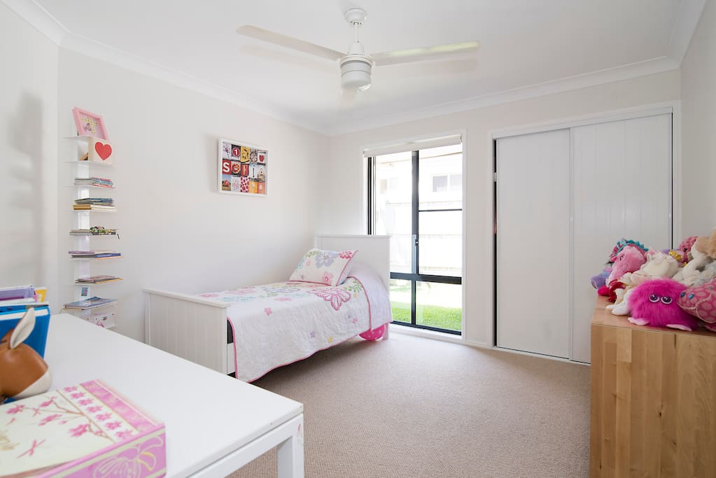 Girls bedroom with king single