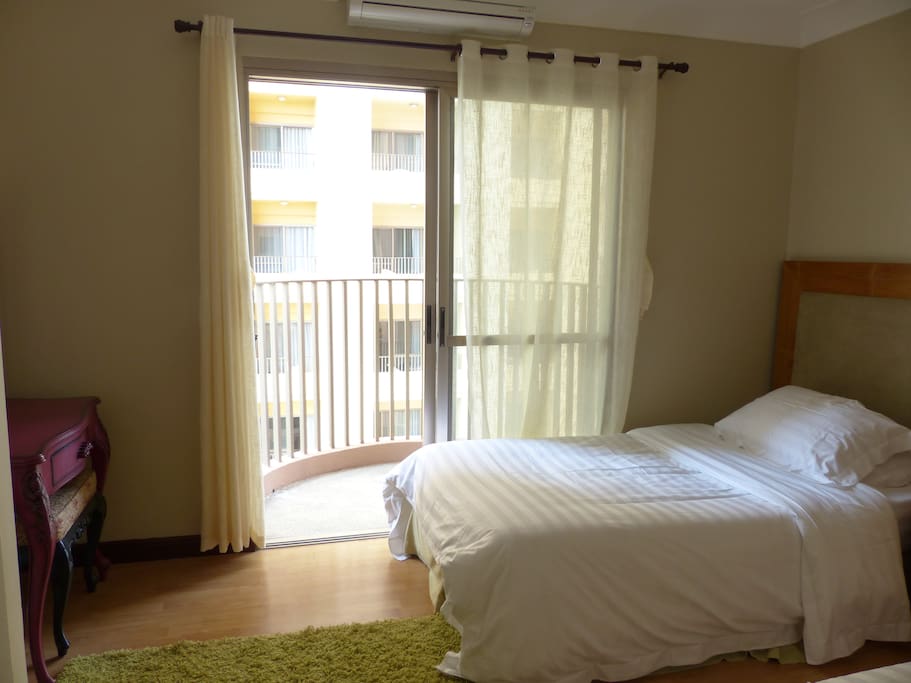 Bedroom 2 w/ Balcony