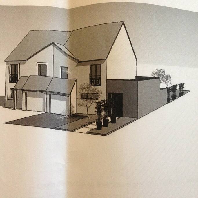 Maison côté rue avec 2 extensions
Superficie de 144,56m2, jardin de 300m2 et terrasse de 23,16m2