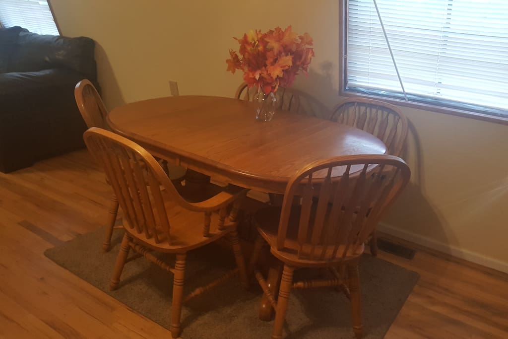 Dining Room Table with 5 Chairs