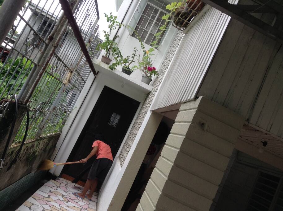 Entrance leading to the guest room.