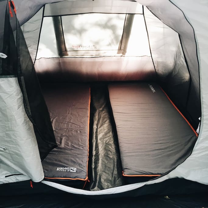 Inside Tent