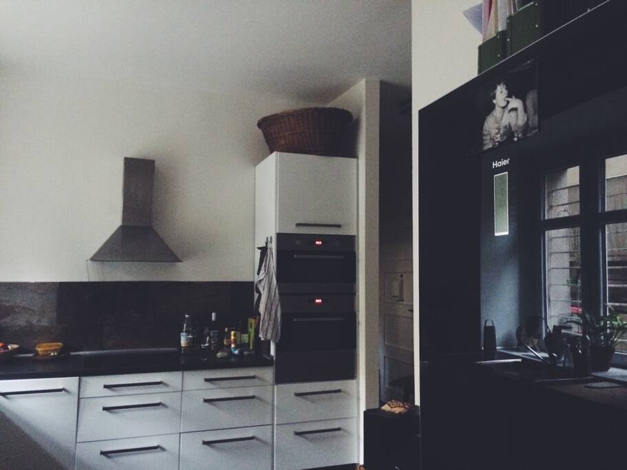 huge kitchen with all you need for cooking