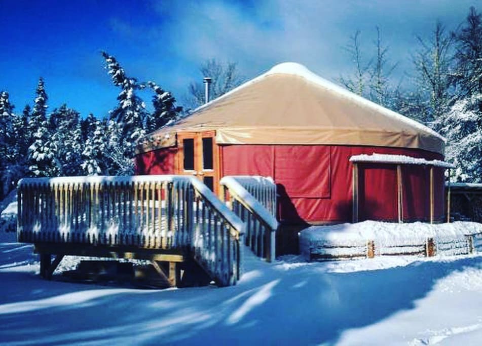 One of the ten beautiful yurts