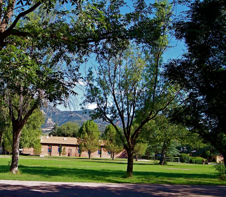 view across street