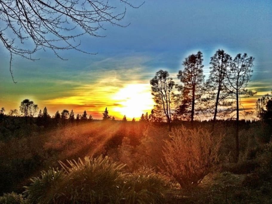 There are amazing sunsets all year long.