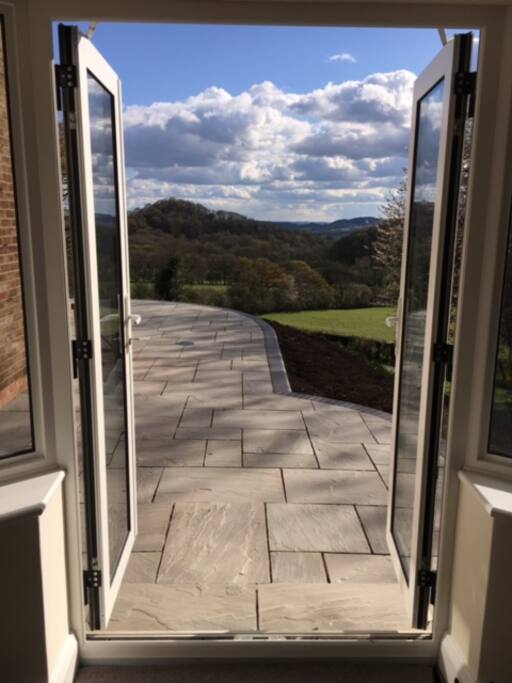 Views from the lounge patio doors