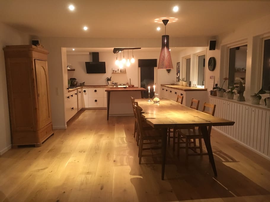 Kitchen and dining room