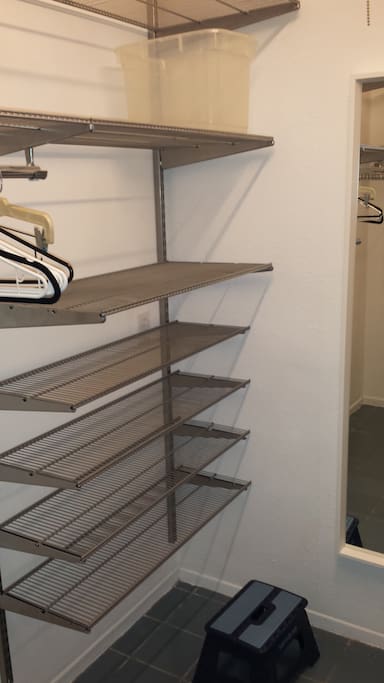 Walk in Closet , plenty of storage