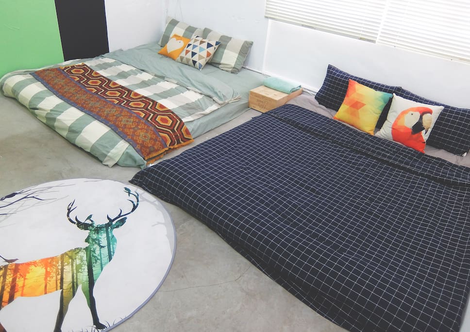 Forest Theme Room - Double Beds for 4 Person (Arrangement 1)