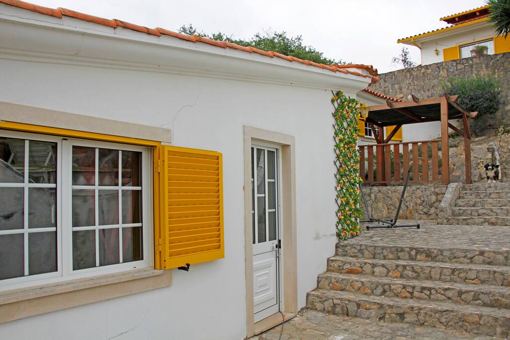 Guesthouse entrance