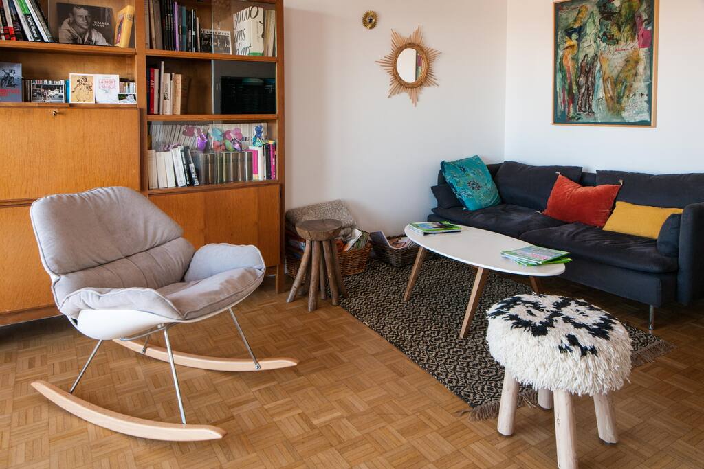 Salon confortable et design