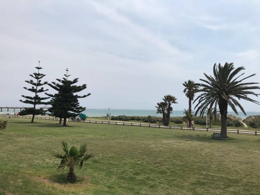 area exactly opposite flat