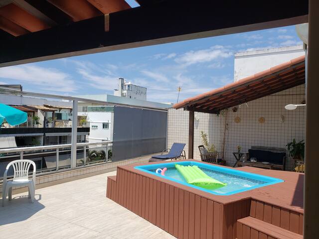 Cobertura gigante com piscina. Perto praia/surf gallery image 3