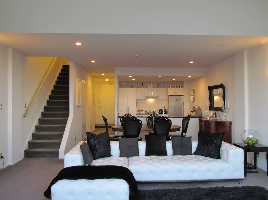 living and kitchen