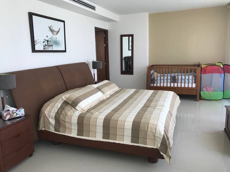 Recamara principal - King y cuna