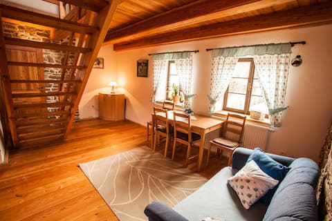 Chrp apartment - quiet, garden, natural pool