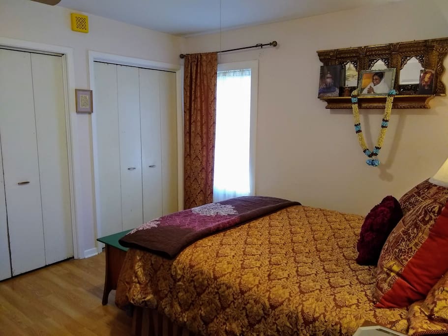 Master bedroom, closet and dresser available for your USE.