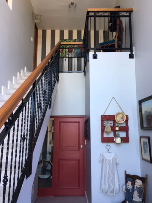 Stairs to the entrance