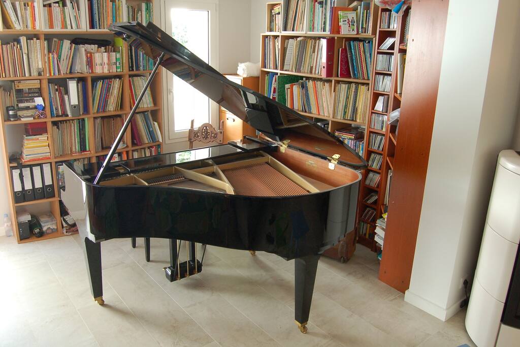 Coin musique avec piano à queue