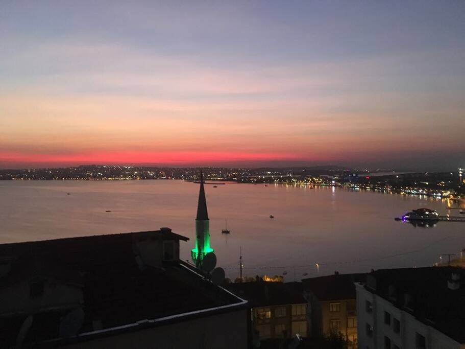 The view at night