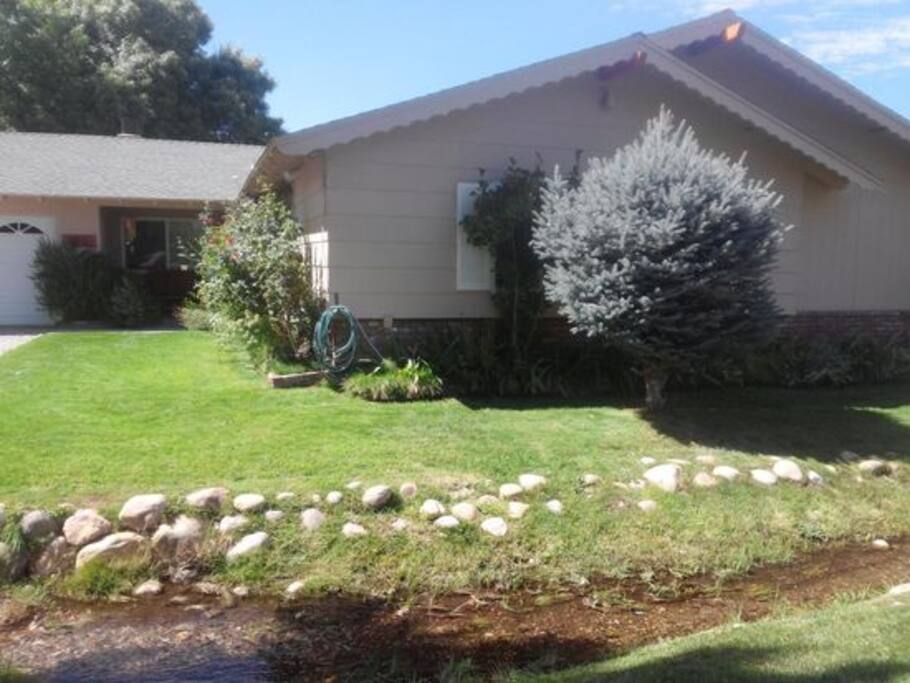 bishop creek in front yard!