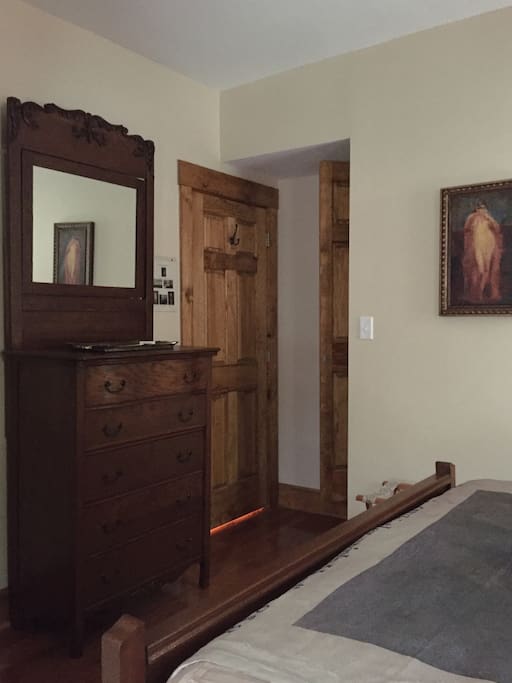 Antique Dresser with Mirror