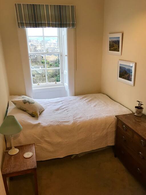 The spare room with beautiful views over west Edinburgh