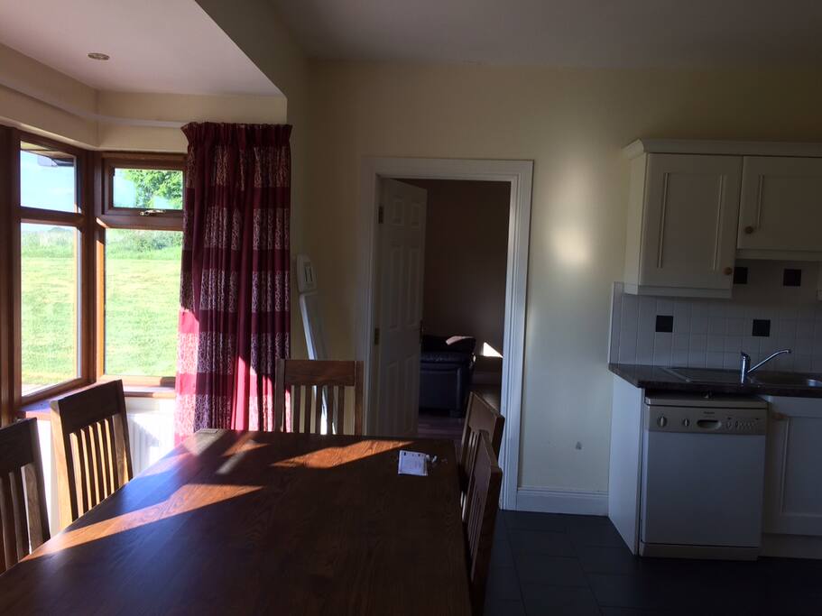 Kitchen leading onto Patio