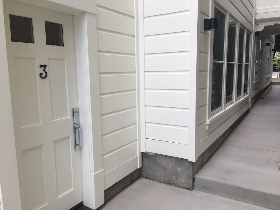 Separate entrance